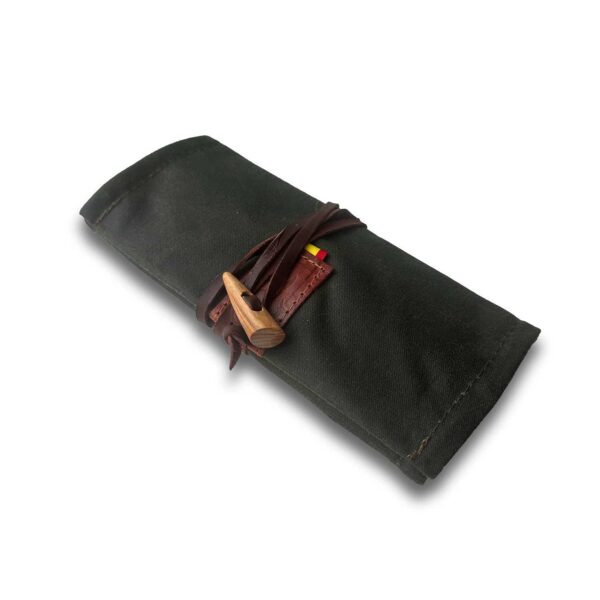 Waxed Canvas Roll-Up Pouch - Image 2