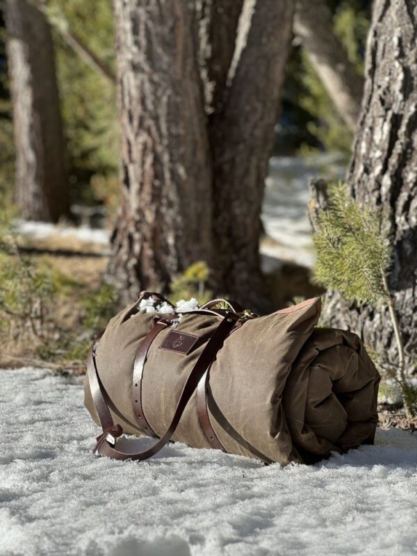 Oilskin Cowboy Bedroll green - Image 2