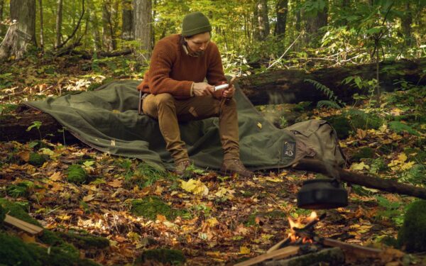Prepper Camo Oilskin & Wool Ground Cloth - Image 2