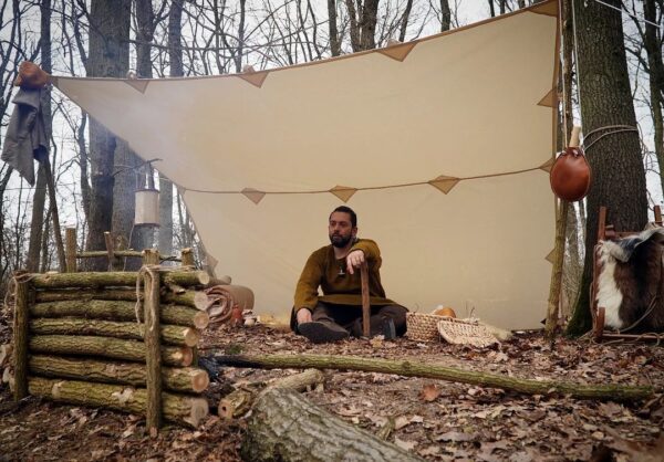 10x10ft Heavy Duty Canvas Tarp - Image 2