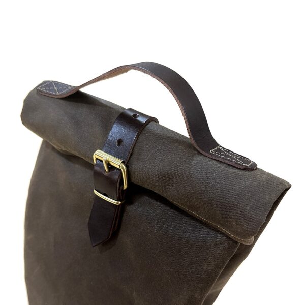 Oilskin Canvas Lunch Bag - Image 5