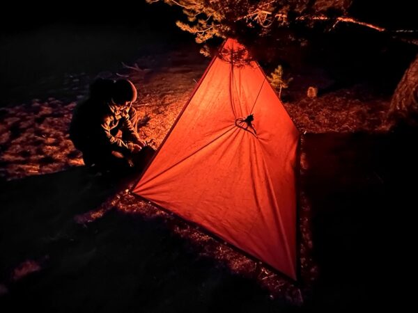 Brown Oilskin Poncho Shelter - Image 7