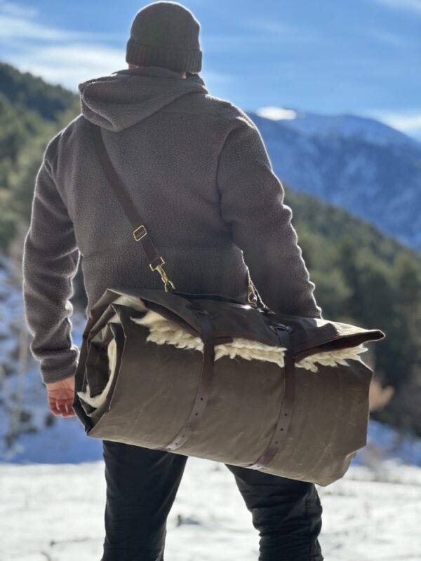 100% Merino Wool Blanket - Natural White - Image 4