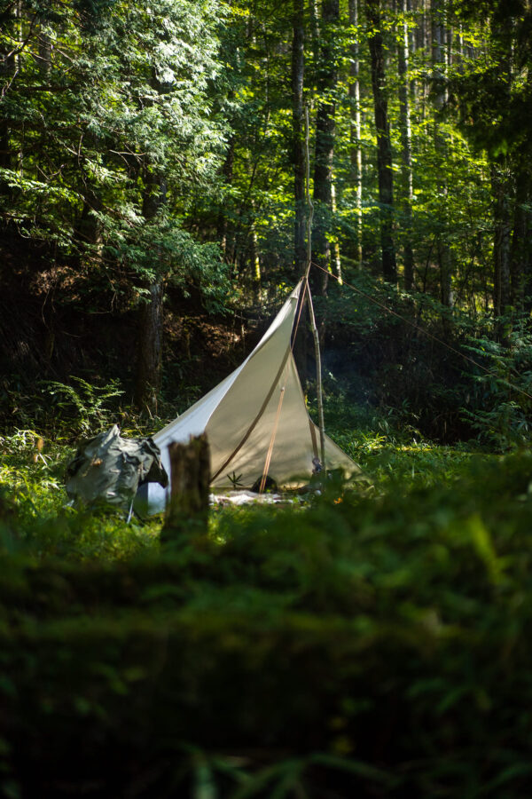 Green Finnish Loue oilskin tent - Image 6