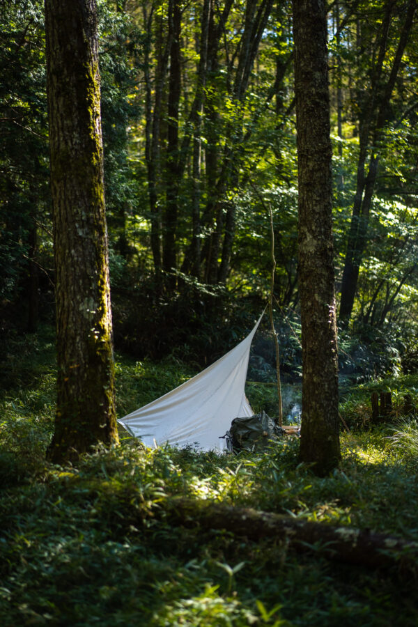 Green Finnish Loue oilskin tent - Image 9