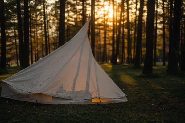Green Finnish Loue oilskin tent - Image 4
