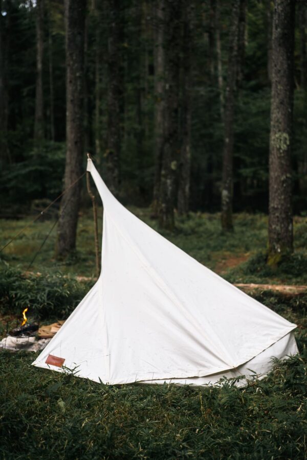 Green Finnish Loue oilskin tent - Image 7