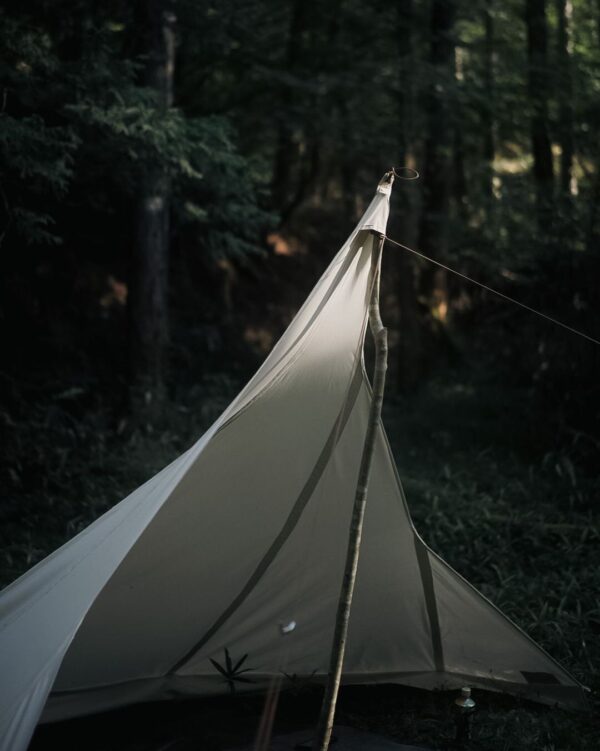 Green Finnish Loue oilskin tent - Image 2