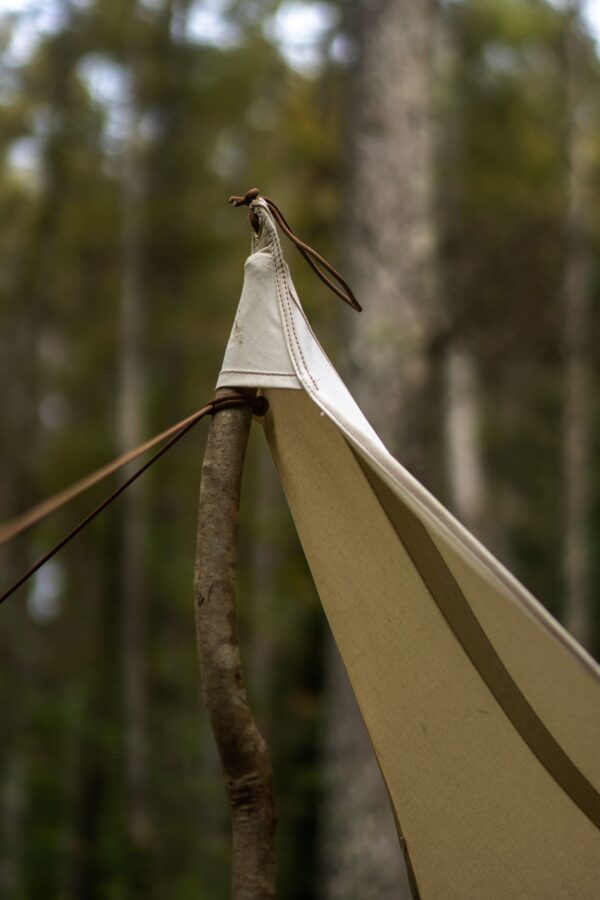 Green Finnish Loue oilskin tent - Image 10