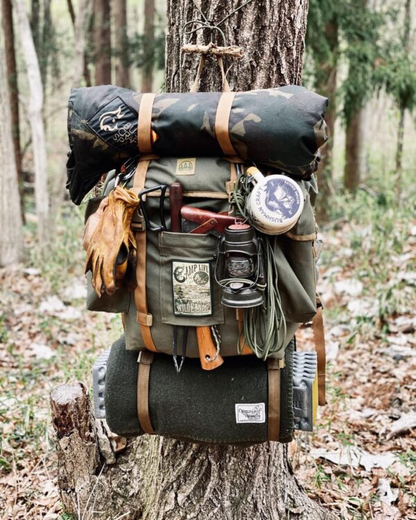 10x10ft Prepper Camo Oilskin Tarp - Image 6