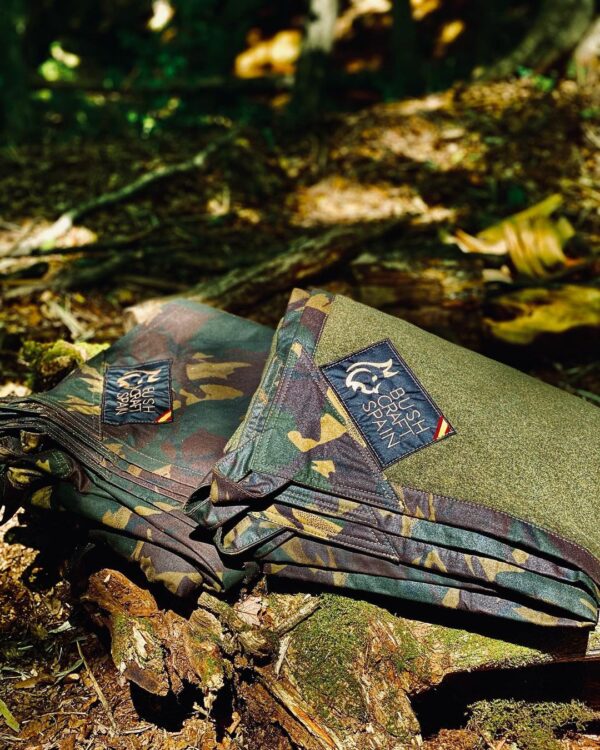 10x10ft Prepper Camo Oilskin Tarp - Image 7