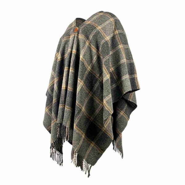 Shetland Wool Poncho - Silos