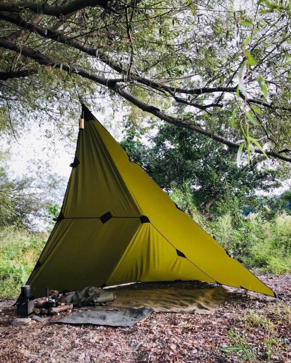 10x10ft Forest Green Oilskin Tarp - Image 4