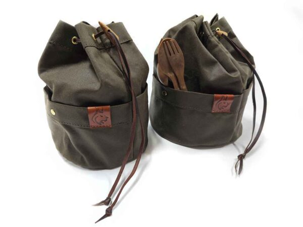 OILSKIN BUSHPOT BAG - Image 3