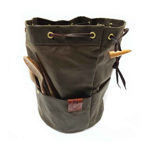 OILSKIN BUSHPOT BAG - Image 7