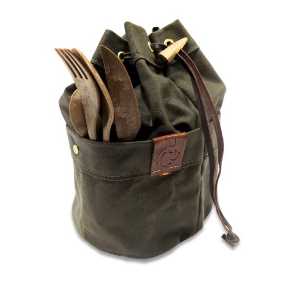 OILSKIN BUSHPOT BAG - Image 11