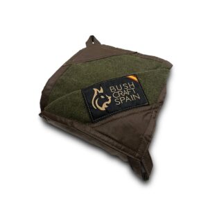 Oilskin & Wool Ground Cloth Brown/Green