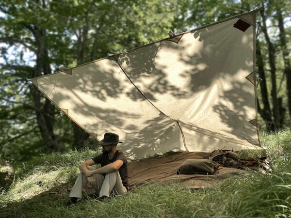 10x10ft Heavy Duty Canvas Tarp - Image 4