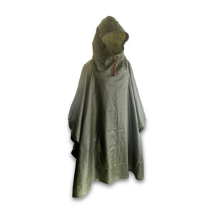 Green Oilskin Poncho Shelter
