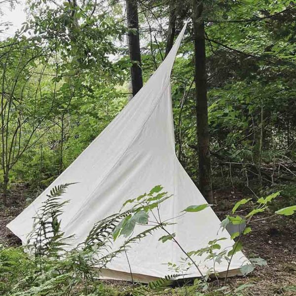 Green Finnish Loue oilskin tent - Image 5