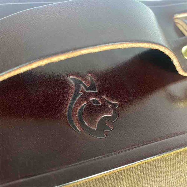 Bed Roll, Blanket and Lavvu Leather Carrier - Image 5